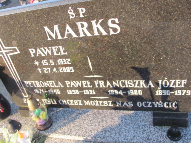 Józef Marks 1890 Drawsko - Grobonet - Wyszukiwarka osób pochowanych