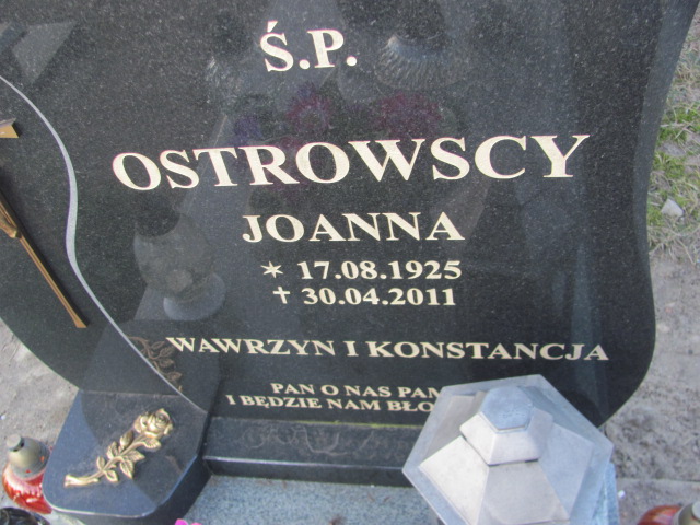 Wawrzyn Ostrowski 1867 Drawsko - Grobonet - Wyszukiwarka osób pochowanych
