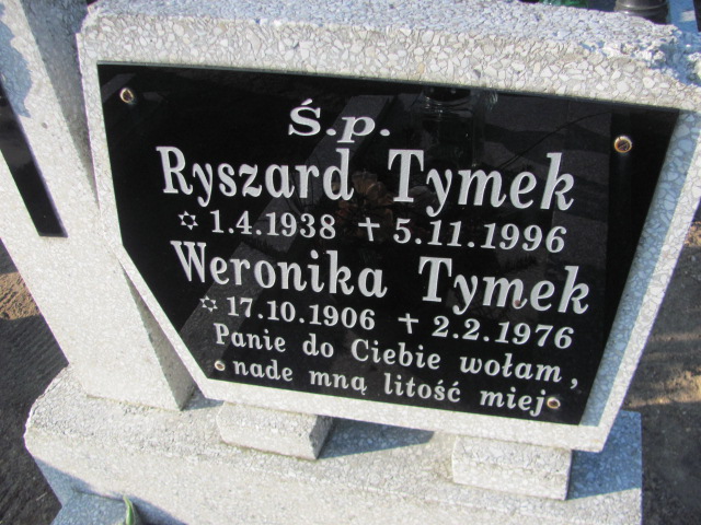 Ryszard Tymek 1938 Drawsko - Grobonet - Wyszukiwarka osób pochowanych