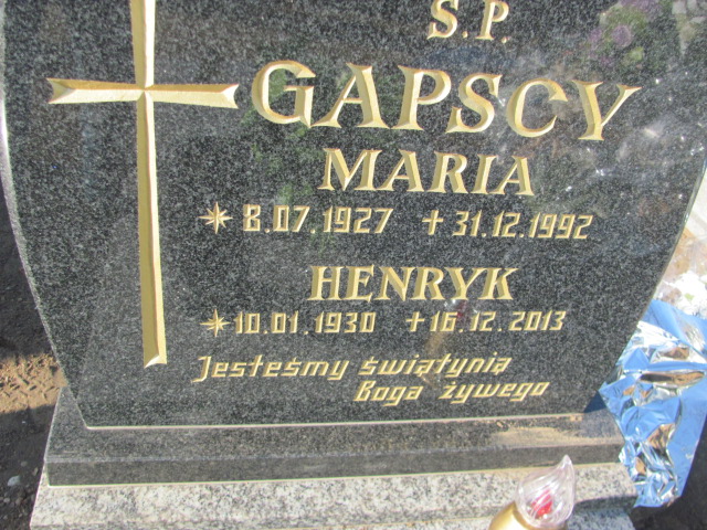 Henryk Gapski 1930 Drawsko - Grobonet - Wyszukiwarka osób pochowanych