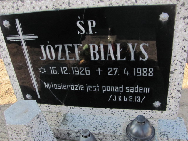 Józef Białys 1926 Drawsko - Grobonet - Wyszukiwarka osób pochowanych