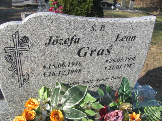 Józefa Elżbieta Graś 1916 Drawsko - Grobonet - Wyszukiwarka osób pochowanych
