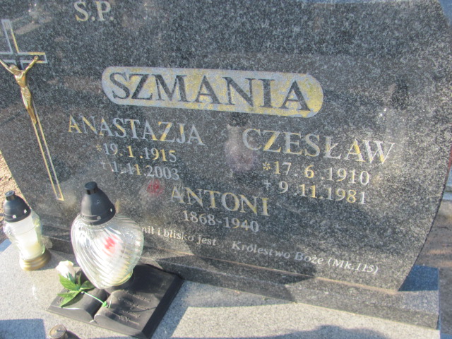 Antoni Szmania  1948 Drawsko - Grobonet - Wyszukiwarka osób pochowanych