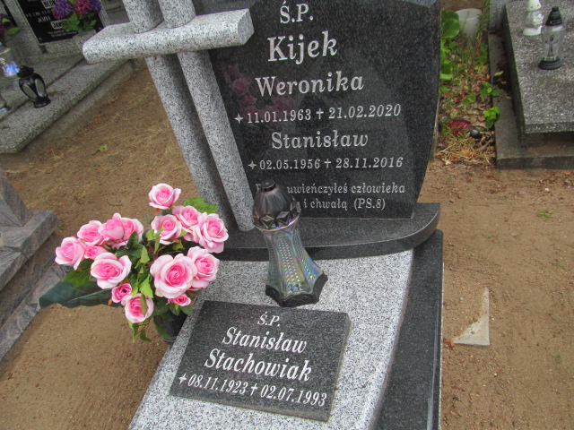 Weronika Kijek 1963 Drawsko - Grobonet - Wyszukiwarka osób pochowanych