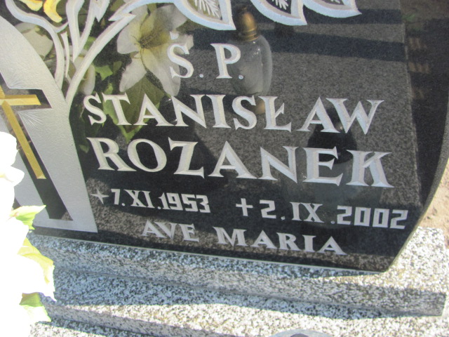 Stanisław Aleksander Rozanek 1953 Drawsko - Grobonet - Wyszukiwarka osób pochowanych