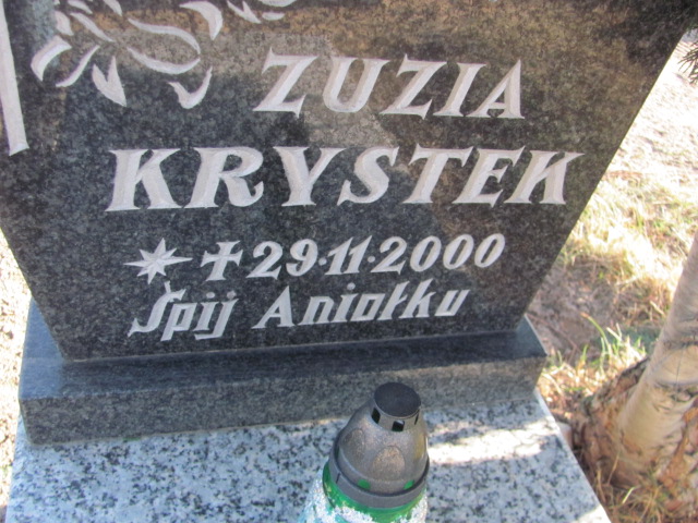 Zuzanna Krystek 2000 Drawsko - Grobonet - Wyszukiwarka osób pochowanych