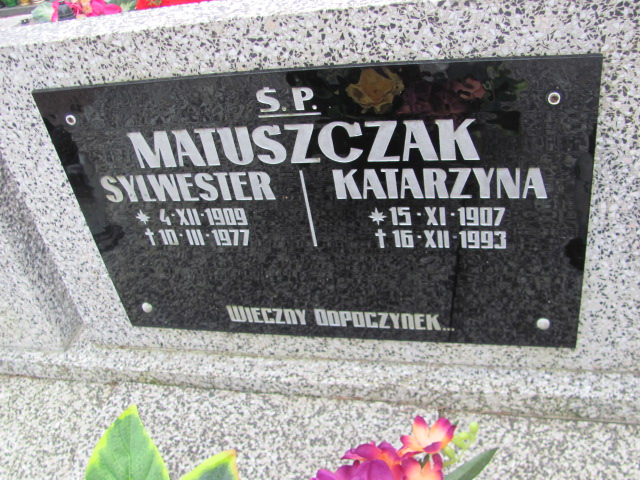 Katarzyna Matuszczak 1907 Drawsko - Grobonet - Wyszukiwarka osób pochowanych