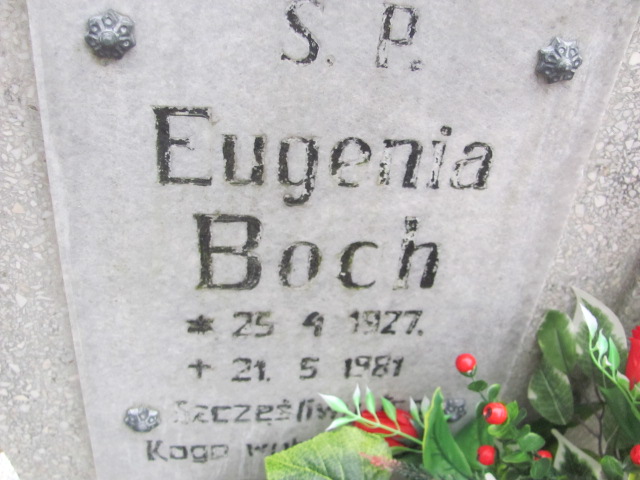 Eugenia Boch 1927 Drawsko - Grobonet - Wyszukiwarka osób pochowanych