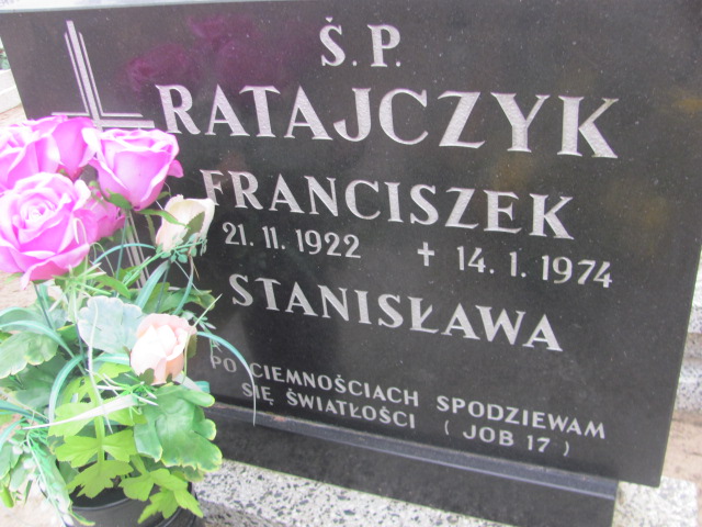 Franciszek Ratajczyk 1922 Drawsko - Grobonet - Wyszukiwarka osób pochowanych