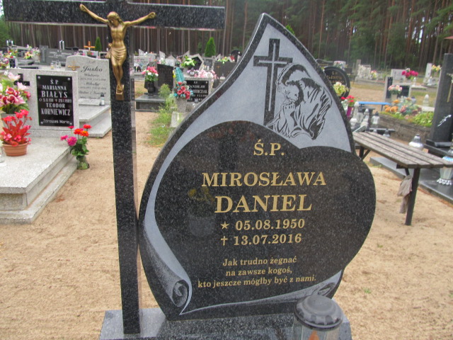 Mirosława Daniel 1950 Drawsko - Grobonet - Wyszukiwarka osób pochowanych