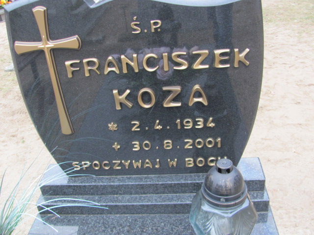 Franciszek Leon Koza 1934 Drawsko - Grobonet - Wyszukiwarka osób pochowanych