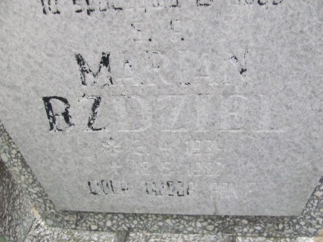 Marian Bździel 1934 Drawsko - Grobonet - Wyszukiwarka osób pochowanych