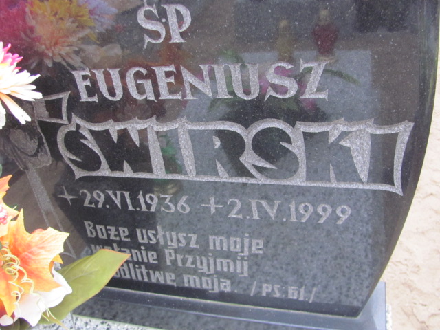 Eugeniusz Świrski 1936 Drawsko - Grobonet - Wyszukiwarka osób pochowanych